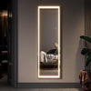 160x50cm LED Full Length Mirror Touch Sensor 3 Color Modes for Bedroom Bathroom