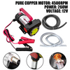12V 260W Diesel Electric Fuel Transfer Pump Oil Dispenser with Nozzle Hoses Kit