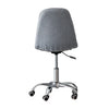 Cushioned Computer Desk Office Chair Chrome Legs Lift Swivel Adjustable Height