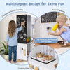 Children Pretend Toy Kitchen Playset Wooden Kids Play Kitchen Toy Set