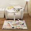 Mobile Over Bed Chair Table Overbed Height Adjustable Laptop Tray Stand PC Desk