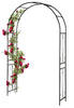 Garden Gear 2.2M Metal Swirl Arch Climbing Plant Support Archway Pergola Trellis