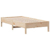 Tidyard Bed Frame Bed Base 90x190 Solid Wood Pine Bedstead Base Bedroom F2T8