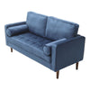 NEW Velvet 3 Seater Love Seat Living Room Recline Couch Sofa w/2 Bolster Pillows