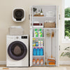 Bedroom Closet Storage Cabinet Wooden Utility Organizer w/Doors-White