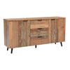 Sideboard 2 Doors 3 Drawers Buffet Storage Cabinet Cupboard TV Unit Highboard