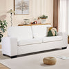 Modern 2 Seater Teddy Velvet Sofa Couch Love Seat Settee For Home Room 202x77cm