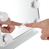 LED Hollywood Makeup Vanity Cosmetic Mirror with Lights 360° rotating Mirrors