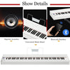 Full Size Weighted 88-Key Digital Piano Electric Hammer Action Keyboard Piano