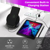 L-Shaped Gaming Desk Small Computer Desk Corner Gamer Desk w/Outlets & USB Ports