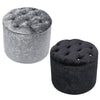 Velvet Dressing Table Stool Ottoman Footstool Chair Pouffe Seat Bedroom Vanity