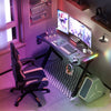 3D Super Cool RGB Neon Gaming Desk PC Laptop Computer Table Gamer Workstation
