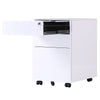 Office Mobile Filing Cabinet Metal Cupboard Drawer Unit on 5 Castors 3 Drawers