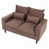 Panana Linen Fabric 2 & 3 Seater Sofa Couch with Wood Legs 3 Colours