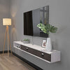 Pmnianhua Wall Mounted Floating TV Unit, Floating TV Stand Media Console