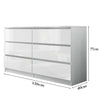 120CM High Gloss Chest of 6 7 8Drawers Tall Wide Bedside Table Cabinet Furniture
