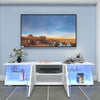150cm Modern TV Unit Cabinet TV Stand High Gloss 2 Door with LED Light Home Room