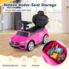 Kids Sliding Car w/Sound for Boys Girls 18-36 Months Old Pink