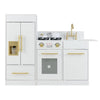 Wooden Kids Play Kitchen Set with Accessories-White
