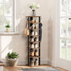 Shoe Rack Wooden Tall Shoe Shelf Shoe Storage Organizer 28 x 28 x 113 cm