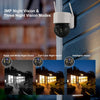 360° Wireless Security Camera PTZ WiFi IP Solar Powered Energy CCTV Outdoor Home