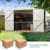Yard Lawn Garden Storage House Storage Shed for Bike Garbage Can Tool Lawnmower