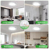 Modern LED Ceiling Light Round Panel Down Lights Bathroom Kitchen Bedroom Lamp