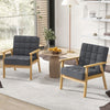Upholstered Armchair Living Room Modern Accent Chair Soft Cushioned Sofa