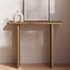 Slim & Narrow Rustic Oak Console Table - Mia AMM005