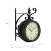 Paddington Indoor Outdoor Double Sided Wall Clock 27cm