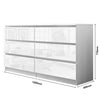 120CM High Gloss Chest of 6 7 8Drawers Tall Wide Bedside Table Cabinet Furniture