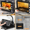 MAX Multi Function Mini Rotisserie Fan Oven 36 Litre with Twin Hob and Grill