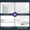 LED TV Stand Cabinet Unit Modern 2 Drawer MDF Entertainment RGB Lights White