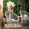 Relax Hanging Chair Swing Hammock Uplifting Robust For Indoor &Outdoor Use Beige