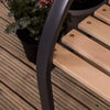 Slatted Garden Bench Pine 3 Seater Outdoor Patio Park Seating Furniture Seat