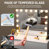 Hollywood Vanity Mirror with Lights,15 LED 3 Color Lights Make Up Lighted Mirror