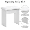 Dressing Table With Led Mirror Drawers Stool Set Makeup Desk Vanity Table Lights