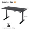 Stand-up Ergonomic Computer Workstation Electric Standing Desk Black