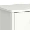 Off-White 3 Drawer Chest - Scandinavian Wooden Storage Unit, Metal Handles