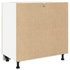 Kitchen Cabinet Home Storage Shelf Organiser Cupboard Engineered Wood vidaXL