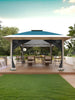3x3m Pop-up Heavy Duty Gazebo Garden Canopy Tent Detachable w/ Mosquito Netting