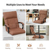 14-Position Adjusting Backrest Gaming Floor Chair Comfortable Lazy Sofa Coffee