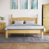 Corona King Size Bed 5ft Low Foot End Mexican Solid Pine Frame Bedroom Furniture