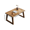 Foldable Computer Desk Wooden Low Table Japanese Tatami Small Coffee Table