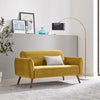 Teddy Velvet Upholstered Post Modern 2 Seater Sofa