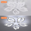LED Ceiling Light Petals Acrylic Chandelier Lamp Remote Control For Living Room