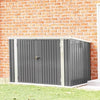 Large Garden Lockable Storage Bike Tool Sheds Box Outdoor Garbage Bin Shed XL