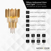 Modern Glass Wall Sconce Lights Bedroom Living Room Bedside E14 Bulb Fixture