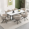 Swivel Accent Chair Set of 6 for Living Room Office Modern Armchair Dining Chair