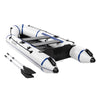 10ft PVC Water Adult Assault Boat 330kg Capacity Off-White Color Camping Gear UK